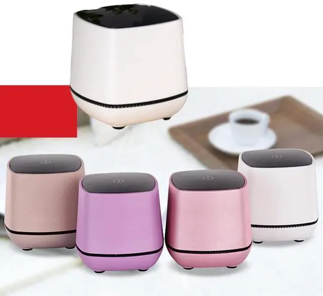 Alt view image 3 of 7 - Portable Computer Speakers USB Powered Desktop Mini Speaker Bass Sound Music Player Wired Small (Rose Gold)