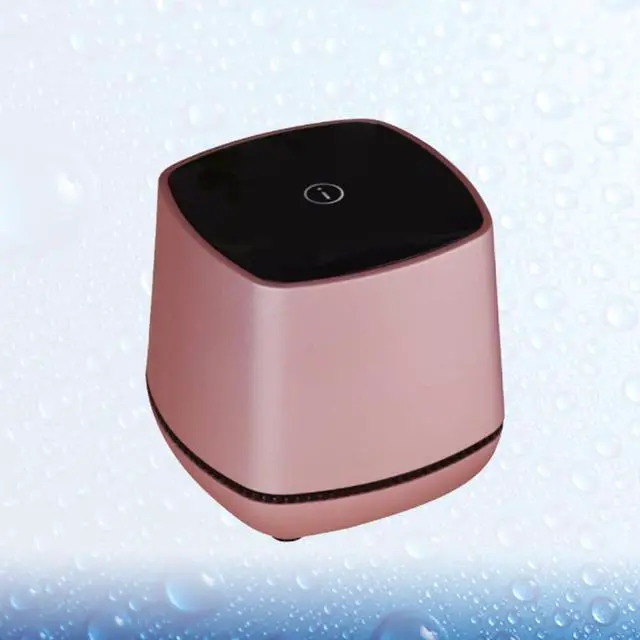Alt view image 2 of 7 - Portable Computer Speakers USB Powered Desktop Mini Speaker Bass Sound Music Player Wired Small (Rose Gold)