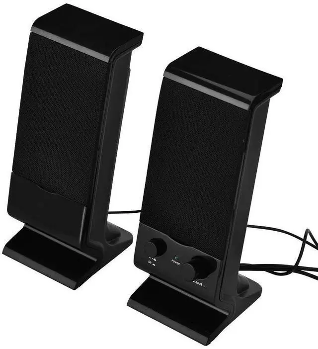 Main image of Computer Speakers,Wired Speakers for PC Desktop Laptop Tablet Smartphones,Mini USB 2.0 Speaker Subwoofer