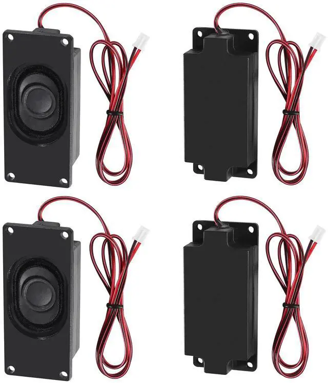 Main image of 4 PCS Speaker 3 Watt 8 Ohm Mini Speaker 8ohm 3w Loundspeaker Micro Speaker for Arduino with JST-PH2.0 Interface for Small Electronic Projects Advertising Machines LCD TV Monitors