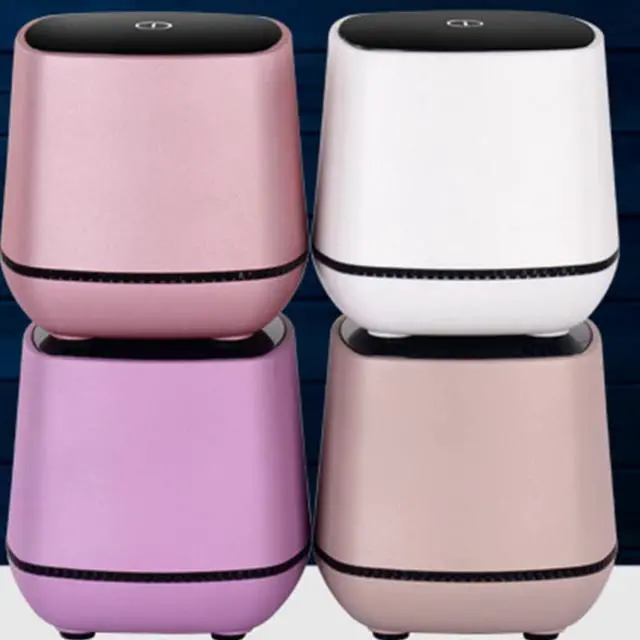 Alt view image 7 of 7 - Portable Computer Speakers USB Powered Desktop Mini Speaker Bass Sound Music Player Wired Small (Rose Gold)