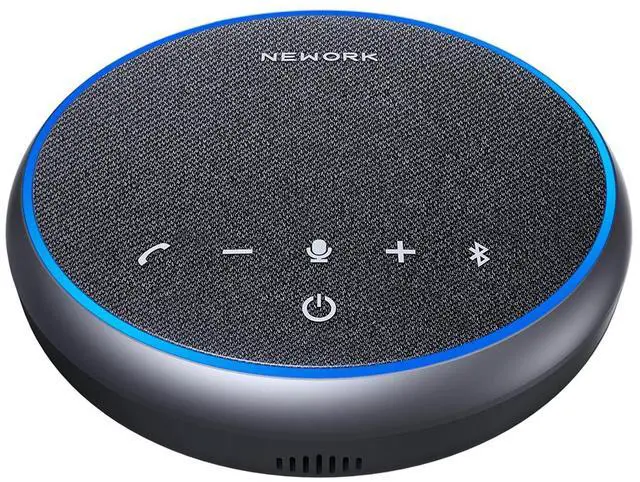 Main image of Conference Speakerphone, 3 AI Mics 360 Voice Pickup, Smart Noise Cancelling, Portable Speaker for Video Calls, Home Office & Small Team Meetings