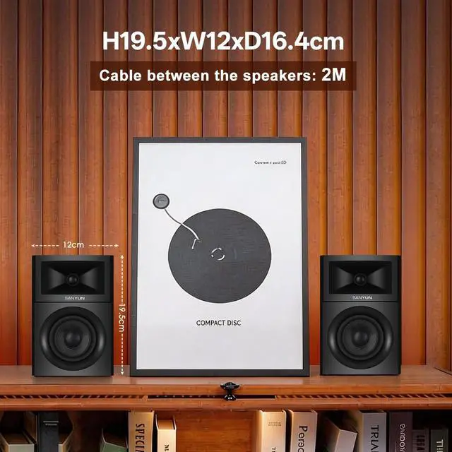 Alt view image 3 of 7 - SW203 3" 2.0 Computer Speakers, Fixed 3D Audio Field with Triple-DSP