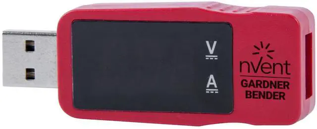 Main image of nVent GUSB-3450 USB Multimeter Digital Tester for Voltage, Current, and Polarity, Pocket Diagnostic Tool with High-Impact Housing for Charging Cables (Formerly: Gardner Bender)