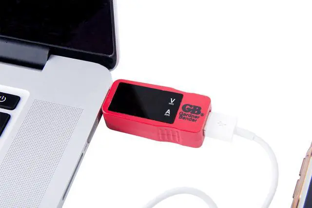 Alt view image 5 of 5 - nVent GUSB-3450 USB Multimeter Digital Tester for Voltage, Current, and Polarity, Pocket Diagnostic Tool with High-Impact Housing for Charging Cables (Formerly: Gardner Bender)
