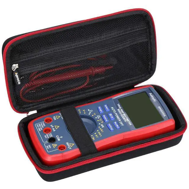 Alt view image 2 of 7 - Case Compatible with AstroAI TRMS 6000 Digital Multimeter Analyzer Counts Volt Meter, Portable Hard Storage Bag for Accessories (Case Only)