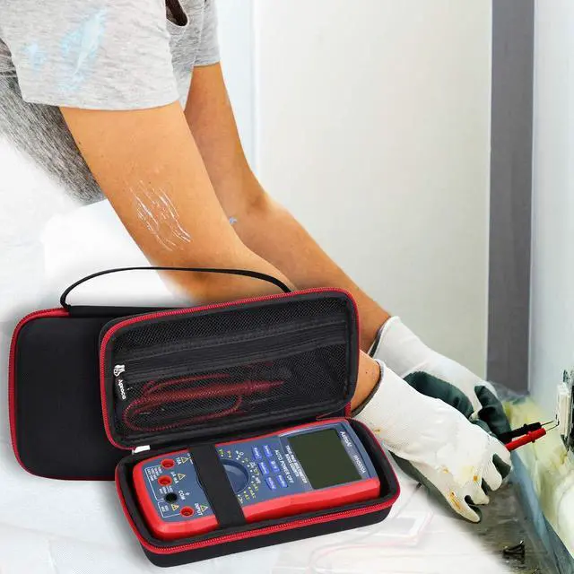 Alt view image 5 of 7 - Case Compatible with AstroAI TRMS 6000 Digital Multimeter Analyzer Counts Volt Meter, Portable Hard Storage Bag for Accessories (Case Only)