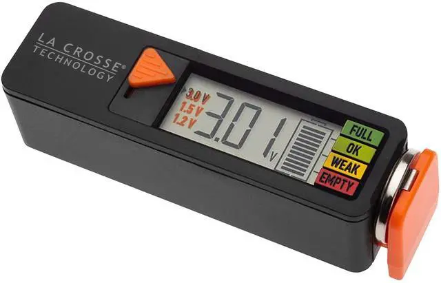 Main image of 911-65557-INT Portable Digital Battery Tester,Black