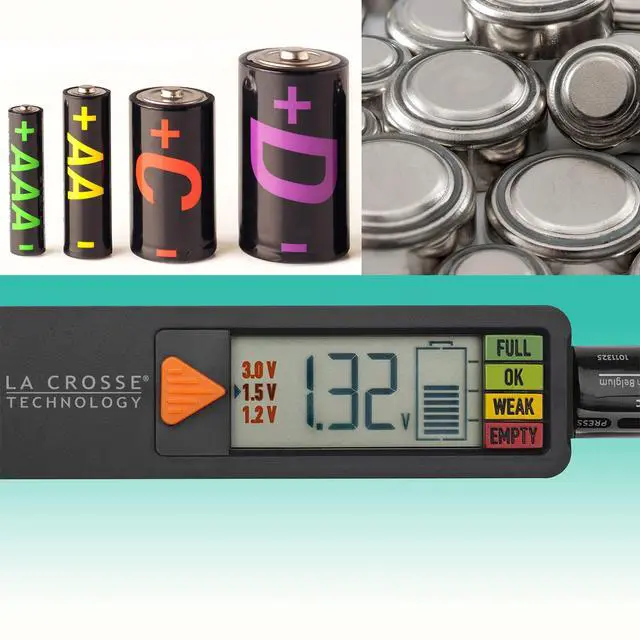 Alt view image 6 of 6 - 911-65557-INT Portable Digital Battery Tester,Black