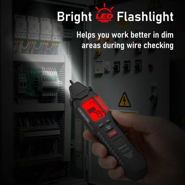Alt view image 4 of 7 - Non-Contact Voltage Tester 12V/70V-1000V with Breakpoint Finder