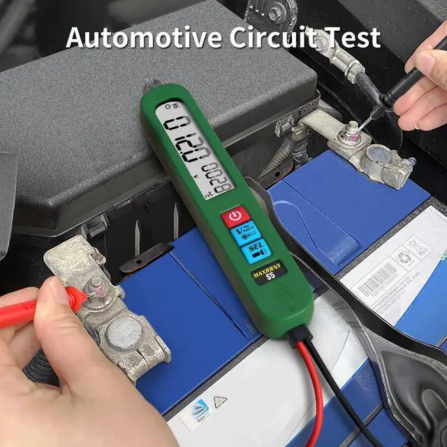 Alt view image 5 of 7 - Smart Digital Multimeter Tester Rechargeable Pen-Type Voltmeter Diode Resistance Continuity Frequency V-Alert Live Check Voltage Tester with Flashlight