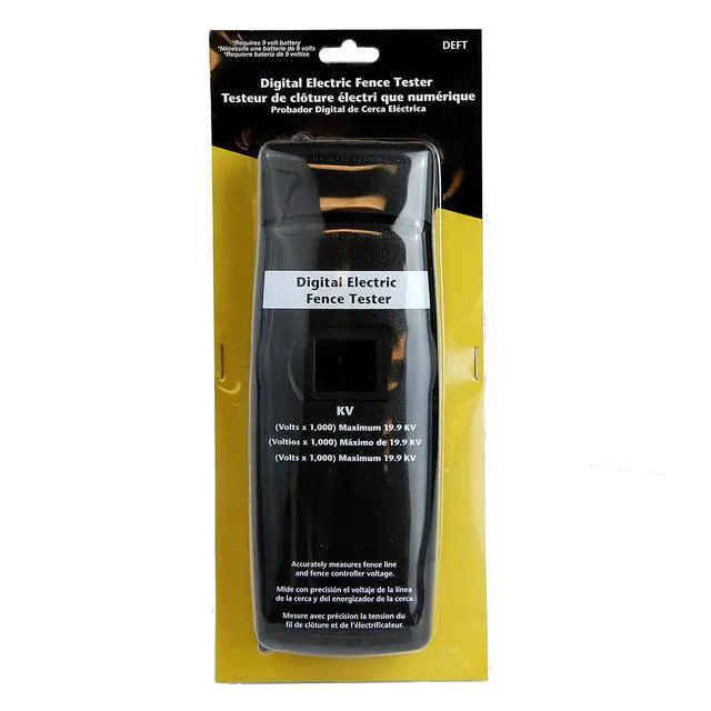 Alt view image 2 of 2 - Digital Electronic Fence Tester - DEFT - Electric Fence Tester with Backlit Display - Convenient Pocket Size