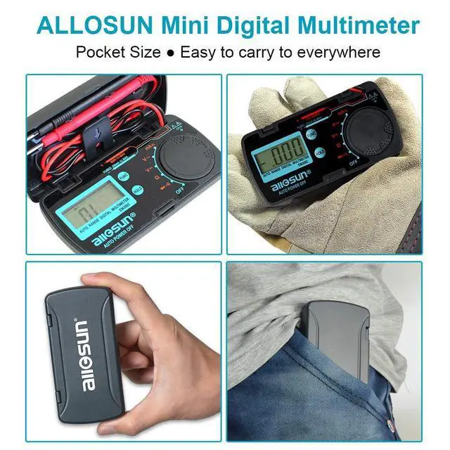 Alt view image 5 of 7 - Pocket Size Compact Digital Multimeter Auto Range Multi Continuity Tester (EM3082 (auto Range))
