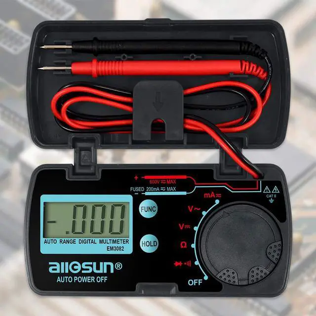 Alt view image 7 of 7 - Pocket Size Compact Digital Multimeter Auto Range Multi Continuity Tester (EM3082 (auto Range))