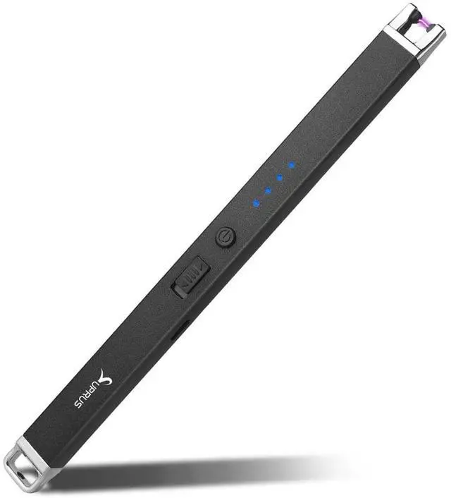 Main image of Electric Arc Lighter Windproof Flameless Rechargeable USB Lighter with Safety Lock for Home Kitchen BBQ Candle