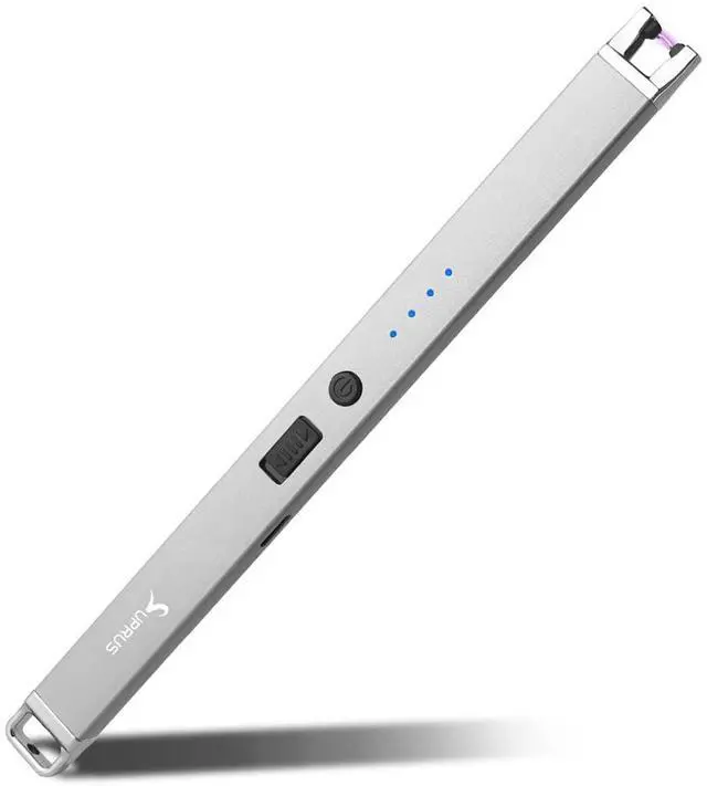 Main image of Electric Arc Lighter Windproof Flameless Rechargeable USB Lighter with Safety Lock for Home Kitchen BBQ Candle