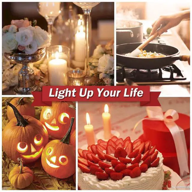 Alt view image 6 of 7 - Electric Lighter, Arc Windproof Flameless Plasma Lighter, Long Stick with Rope and Ring, Perfect for Candle BBQ Camping Kitchen Stove, White
