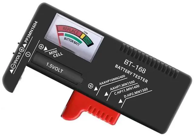 Main image of Battery Tester Checker Battery Capacity Tester Display Checkered Analyzer Digital Universal for C AA AAA D N 9V 1.55V Button Cell Batteries