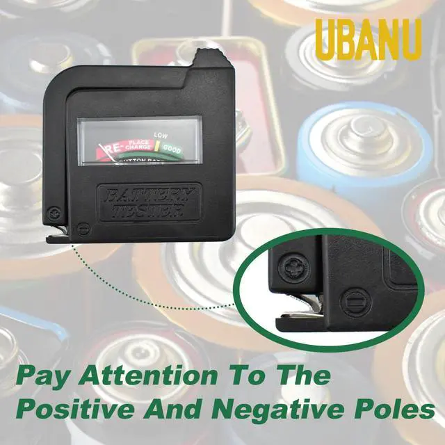 Alt view image 5 of 7 - 1Pc BT-860 Universal Small Battery Volt Tester Checker, High Accuracy Portable Digital Battery Capacity Monitor for AA AAA C D 9V 1.5V Batteries