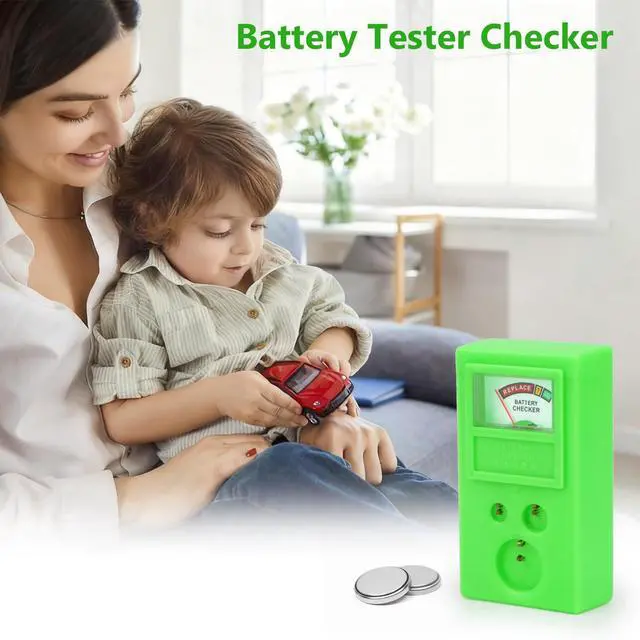 Alt view image 7 of 7 - Button Cell Battery Tester Portable Battery Checker1.5v 3v Small Batteries Tester Meter Tool for LR44 CR2032 CR2025 Button Cell