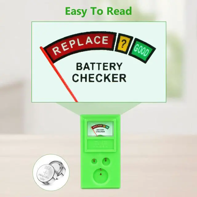 Alt view image 6 of 7 - Button Cell Battery Tester Portable Battery Checker1.5v 3v Small Batteries Tester Meter Tool for LR44 CR2032 CR2025 Button Cell
