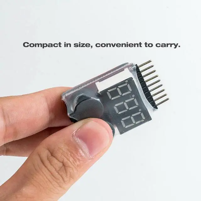 Alt view image 4 of 6 - Rc Plane Rc Airplane Lipo Battery Voltage Checker FMSBVT01
