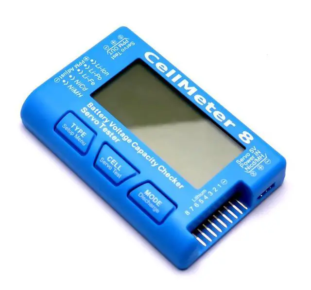 Alt view image 4 of 5 - Cellmeter 8 Digital Battery Capacity Checker Controller Tester Voltage Tester for LiPo Life Li-ion NiMH Nicd Cell Meter (8 in 1 cellmeter)