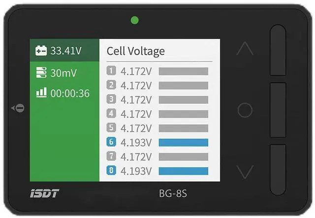 Main image of BG-8S Battery Meter,Smart Digital Battery Tester/Checker with LCD Display, Checker Battery Capacity Tester for Life/Li-ion/NiMH/Nicd/LiPo Voltage Checker,Black