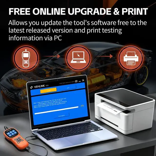 Alt view image 7 of 7 - BT906 Car Battery Tester 6V 12V 24V with Lithium Battery Testing, 5-3000CCA Automotive Circuit Testing, Load/Alternator Tester, Charging Cranking System Tester for All Car Motorcycle Boat