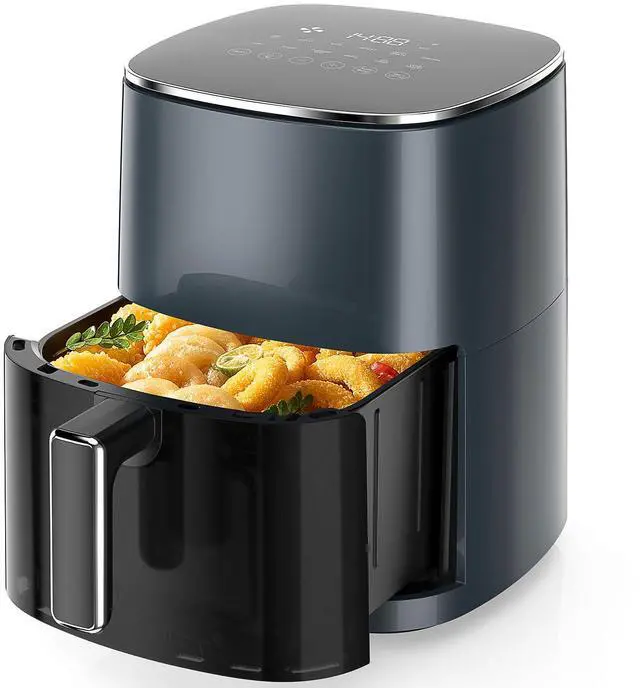Main image of Air Fryer, 6QT Square Airfryer with Visual Window, 400°F Fast Heating Air Fryers Oven with Timer, Auto-Off, Non Toxic & Non Stick, Multiple 12 Modes for Roast, Bake, Dehydrate, Fry, Reheat