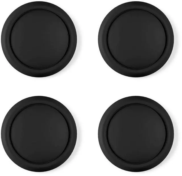 Main image of Thumb Grips for Nintendo Switch 2, 4-Pack Silicone Joystick Caps for Joycon 2 Accessories, Comfort Thumbstick Grip Covers - Black