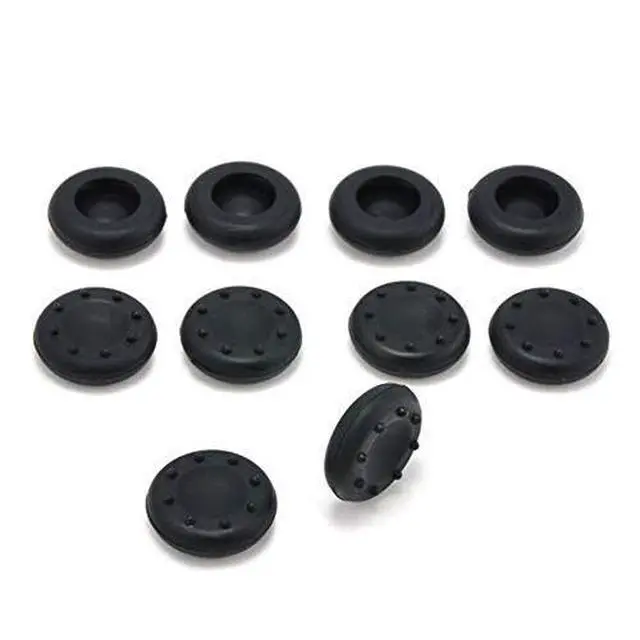 Alt view image 4 of 6 - 12 Pack Universal Thumbstick Grips PS4 Thumb Grip Analog Stick Covers Joystick Controller Cap Silicone Precision Rubber for PS4 Xbox ONE Xbox 360 PS3 PS2 Pro Slim Lite Dualshock WII U Black