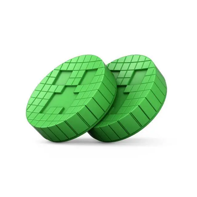 Alt view image 5 of 7 - Minecraft No-Slip Thumb Grips - Creeper Edition | Compatible with Nintendo Switch 2 Joy-Cons | 2-Pack
