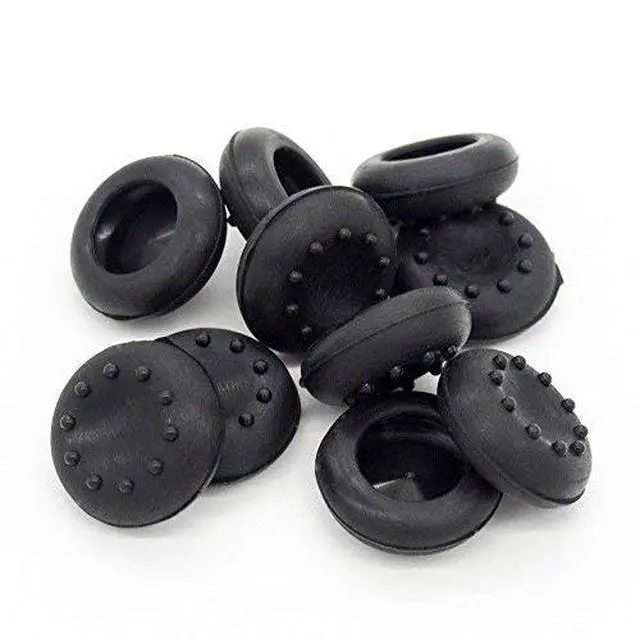 Alt view image 5 of 6 - 12 Pack Universal Thumbstick Grips PS4 Thumb Grip Analog Stick Covers Joystick Controller Cap Silicone Precision Rubber for PS4 Xbox ONE Xbox 360 PS3 PS2 Pro Slim Lite Dualshock WII U Black