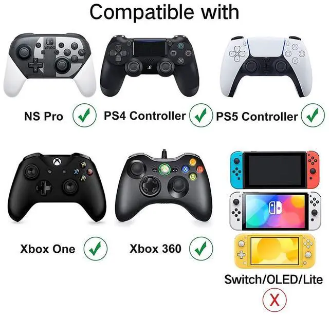 Alt view image 3 of 7 - 4 PCS Cute Thumb Grip Caps for PS5/PS4/Xbox One (Series X, S)/NS Switch Pro Controller, Magic Moon Analog Stick Grips Thumbsticks, Kawaii Silicone Joystick Button Covers (Luna)