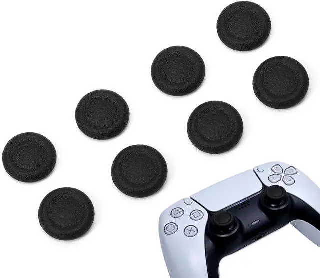 Main image of Replacement Thumb Grips Cap Compatible with PS5/PS4 Controller, Anti-Slip Anti-Scratch Joystick Caps (8 Pcs)