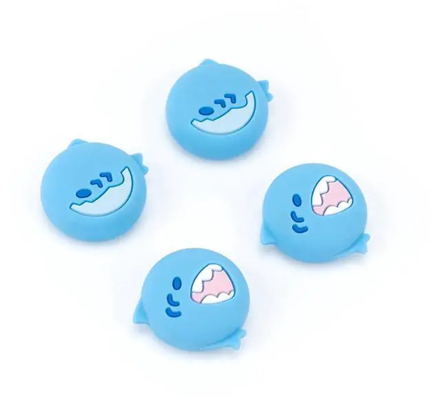Main image of Cute Silicone Joy Con Thumb Grip Caps, Joystick Cover Compatible with Switch/OLED/Switch Lite,4PCS - Little Shark