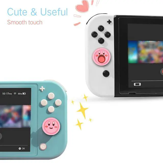 Alt view image 3 of 7 - Switch Thumb Grips, Cute Joystick Caps for Nintendo Switch, 4 PCS Thumbstick Cover for Switch Lite/OLED, Analog Stick Button Cover for NS Joycon Controller