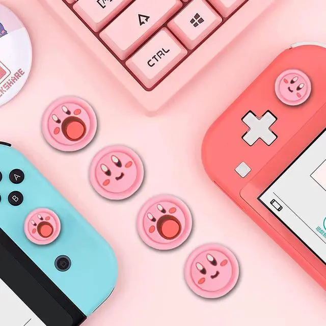 Alt view image 6 of 7 - Switch Thumb Grips, Cute Joystick Caps for Nintendo Switch, 4 PCS Thumbstick Cover for Switch Lite/OLED, Analog Stick Button Cover for NS Joycon Controller