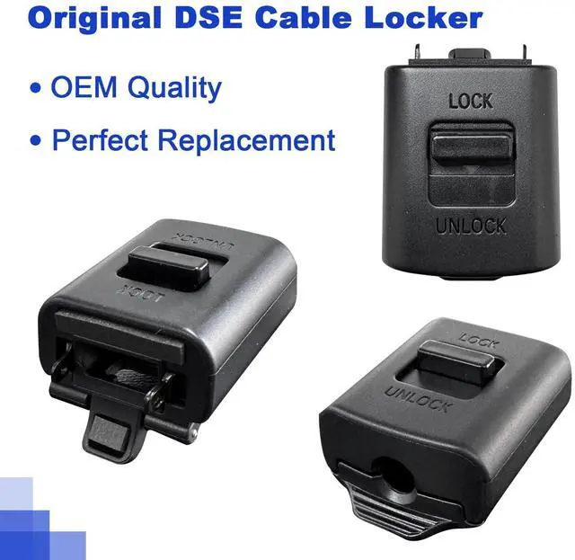 Alt view image 3 of 7 - Replacement USB-C Cable & Locking Connector Kit for PS5 for DualSense Edge Controller, 9.2FT Braided Charging Camera Cord with Anti-Unplug Lock, Complete Wired Gaming Set Cam