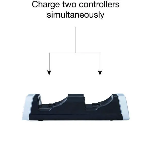 Alt view image 4 of 7 - 70725 Dual PS5 Controller Charger Station