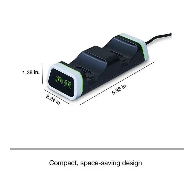 Alt view image 7 of 7 - 70725 Dual PS5 Controller Charger Station