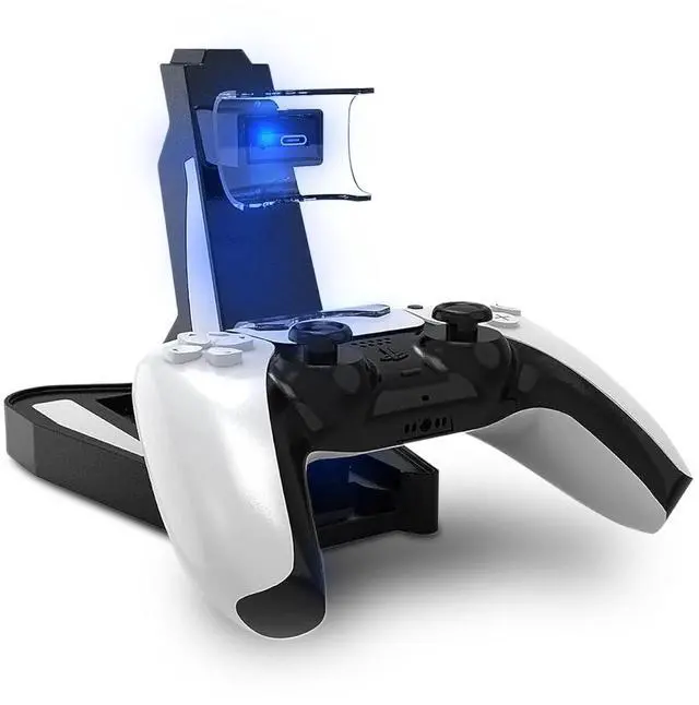 Main image of Charging Dock Station for PlayStation 5 Controllers - Vertical Controller Charger Stand, Dual Ports PS5 Charging Dock, Overcharge Protection PS5 USB Charging Station