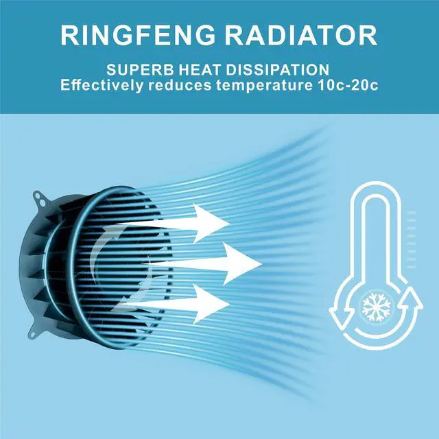 Alt view image 2 of 7 - MPS5 Replacement of Internal Cooling Fan for Sony PS5 Cooling Fan PlayStation 5 PS5 Series 23 Blades 12V 2.15A Silence Cooler PS5 CPU Cooling Fan (with T8 Screwdriver Accessories)