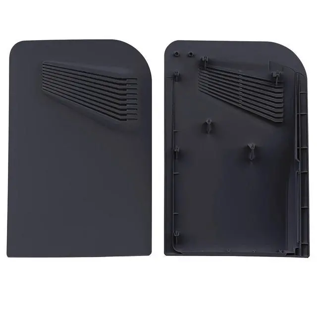 Alt view image 5 of 7 - Disc Edition Face Plates with Cooling Vents Cover Skins Shell Panels for PS5 Console, Accessories for PlayStation 5 Protective Shell Replacement Faceplate (Black)