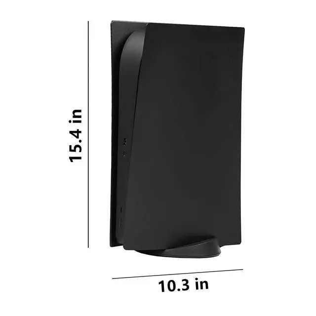 Alt view image 4 of 7 - Digital Edition Face Plates Cover Skins Shell Panels for PS5 Console, Accessories for PlayStation 5 Protective Shell Replacement Faceplate (Black)