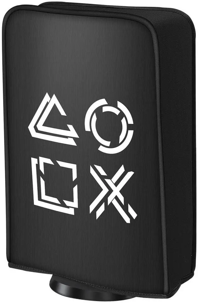Main image of Dust Cover for PS5 Pro/PS5/PS5 Slim Protectors Cover for Game Console Case Skin Waterproof Washable Dust Sleeve for PS5 Pro/PS5/PS5 Slim Accessories Soft Neat Lining Dust Guard Black