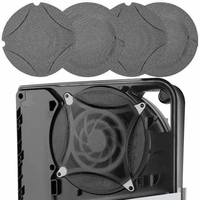 Main image of Metal PS5 Slim Dust Cover Protector, 4 Pack Fan Dustproof Filter Mesh, High-Density Breathable Mesh Dust Cover for PS5 Cooling Fan, Compatible with Digital & Disc Edition (Black)