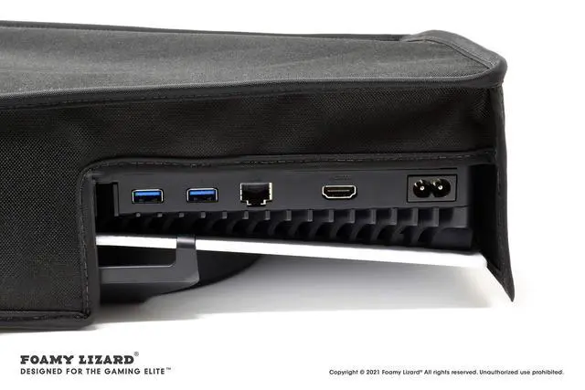 Alt view image 6 of 6 - TexoShield Soft Line Dust Cover for Playstation 5, Horizontal