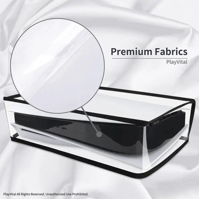 Alt view image 5 of 7 - Horizontal Transparent Dust Cover for ps5, Waterproof Dust Guard, Anti Scratch Dust Proof Cover Sleeve for ps5 Console Digital Edition & Disc Edition